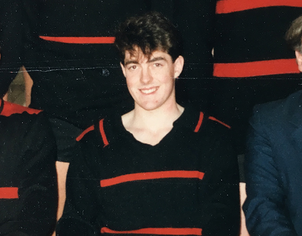 Tim Purdey 1986. Xavier College Boarders XVIII