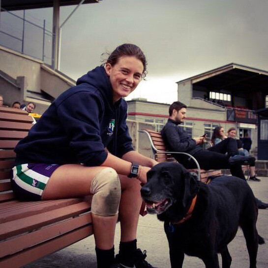 Alana Smith grew up locally and now plays across half back for the Renegades.