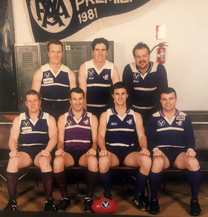 Bendigo Crew 1997 – Ben Smith, Mark Connolly, Mark Robinson, Steven Lock, Brendon Pentland, Peter and David O'Farrell