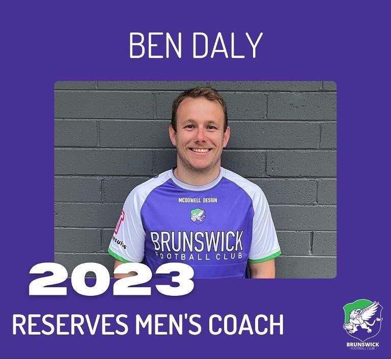 2023 Reserves Men's Coach - Ben Daly