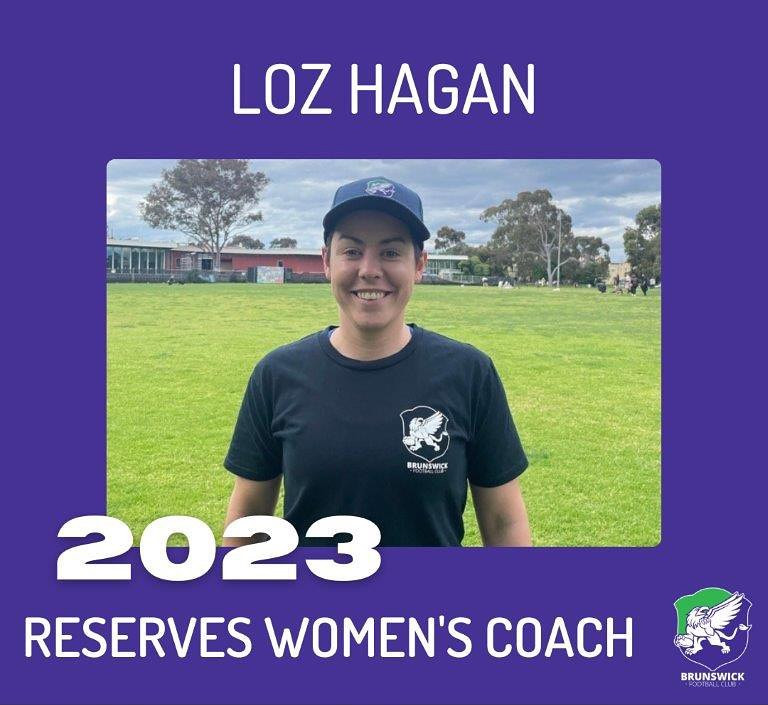2023 Reserves Women's Coach - Loz Hagan